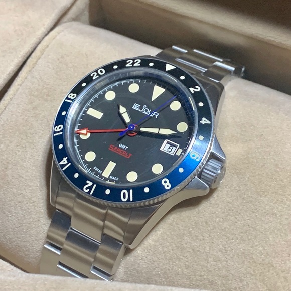 Le Jour Watch Seacolt GMT Batman Sapphire Crystal - Picture 13 of 16